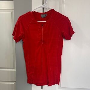 Athleta Bright Red Active Top